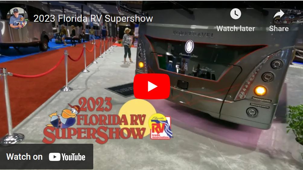 2023 Tampa Super RV Show Walking Tour JLF Adventures