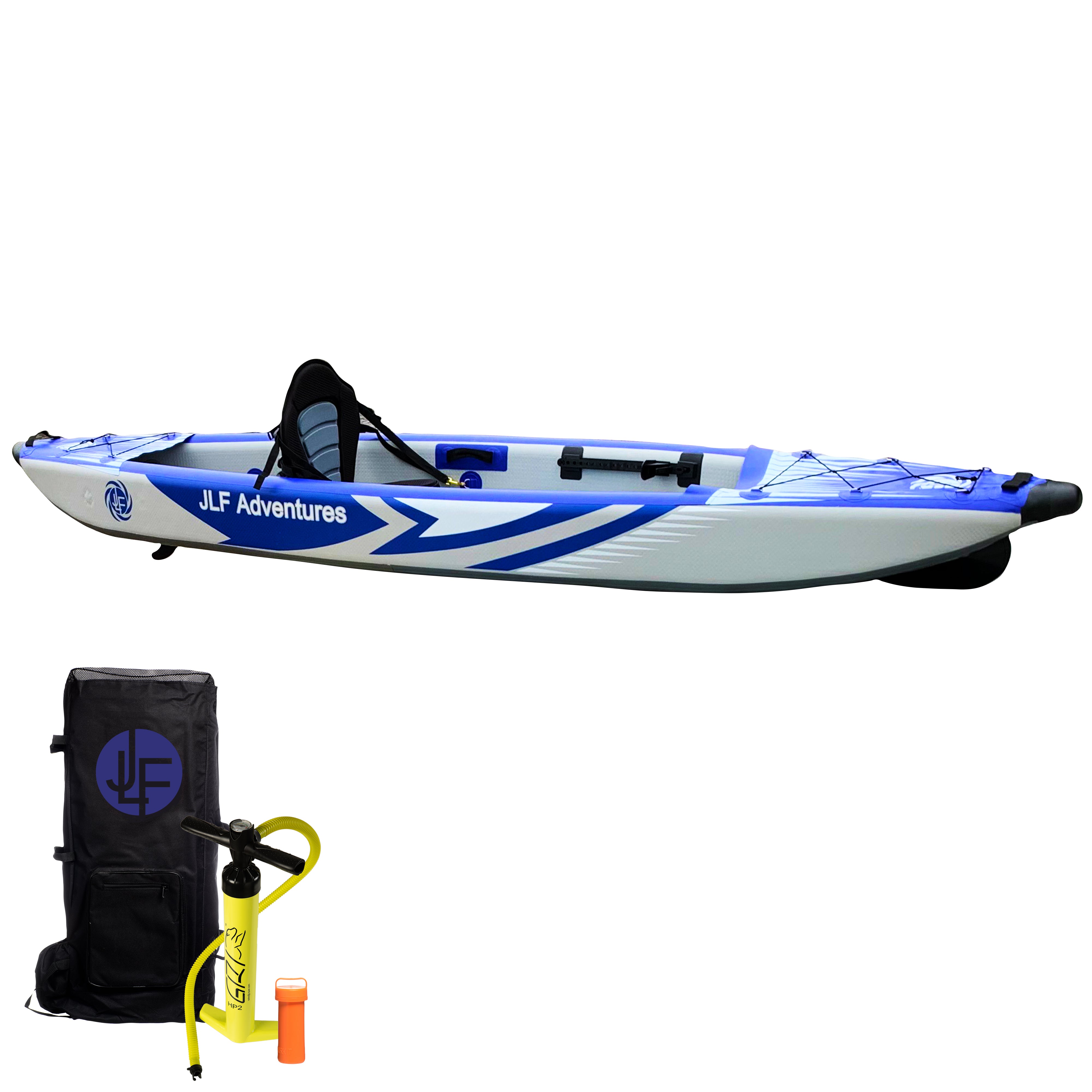 JLF 11 FT Inflatable Kayak Set – JLF Adventures